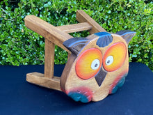 Load image into Gallery viewer, Kids Chair Wooden Stool Animal OWL Theme Children’s Chair and Toddlers Stepping Stool.