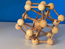 Load image into Gallery viewer, Wooden brain teaser puzzle, 3D wood puzzle, handmade-Galaxy challenge