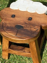 Load image into Gallery viewer, Children’s wooden table and chair stools set Shaun the Sheep theme