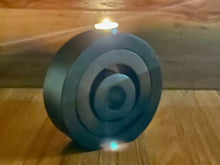 Load image into Gallery viewer, Candle holder set of 3 concentric wooden designed stye