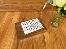 Load image into Gallery viewer, Logic Heart shaped Tangram Set with Play Cards Wooden Puzzle Game