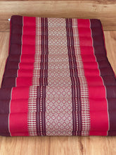 Load image into Gallery viewer, Thai kapok cushion2-Fold Meditation Cushion Yoga Mat RedEle.