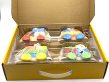 Load image into Gallery viewer, Wooden Train Toy with Puzzle Shapes for building and Stacking_By Luckytree.