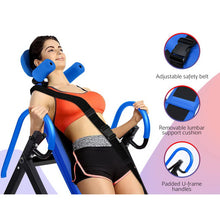 Load image into Gallery viewer, Everfit Gravity Inversion Table Foldable Stretcher Inverter Home Gym Fitness