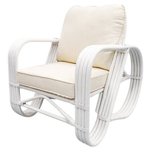 Load image into Gallery viewer, Bahama Lounge Chair rattan & bamboo frame