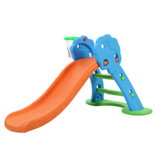 Load image into Gallery viewer, Keezi Kids Slide with Basketball Hoop with Ladder Base Outdoor Indoor Playground Toddler Play