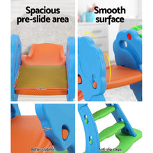Load image into Gallery viewer, Keezi Kids Slide with Basketball Hoop with Ladder Base Outdoor Indoor Playground Toddler Play