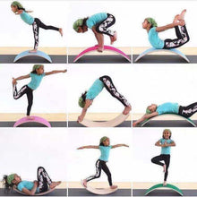 Load image into Gallery viewer, Balance Board for Kids play, Yoga, Pilates, strength training kids and adult sizes natural handmade European Beech wood