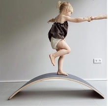 Load image into Gallery viewer, Best Balance Board for kids and adults, handmade European Baltic birch wood ideal for balance, exercise, yoga, play and fun