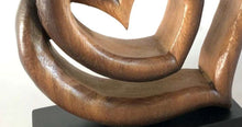 Load image into Gallery viewer, Valentines Heart Love Wood Carving Wood Sculpture Acacia Wooden Statue Heart 23cm