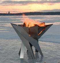 Load image into Gallery viewer, ALFRED RIESS Lotus Stainless Steel Brazier - Large