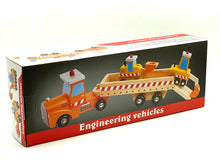 Load image into Gallery viewer, Kids wooden truck with tippers toy diggers and tilt tray
