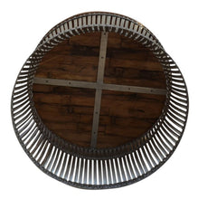 Load image into Gallery viewer, Inverted Iron And Wood Coffee Table
