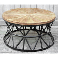 Load image into Gallery viewer, CAST IRON ROUND COFFEE TABLE HANDMADE M4056