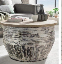 Load image into Gallery viewer, WHITE WASH COFFEE TABLE (THE PAMELA)
