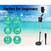 Load image into Gallery viewer, Metal Detector W/Pinpointer Searching Treasure Gold Digger Hunter 250mm