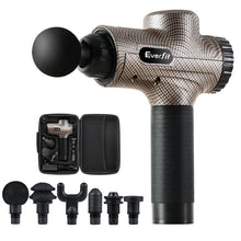 Load image into Gallery viewer, Everfit Massage Gun 6 Heads Massager Electric LCD Vibration Relief Percussion