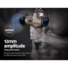 Load image into Gallery viewer, Everfit Massage Gun 6 Heads Massager Electric LCD Vibration Relief Percussion