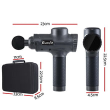 Load image into Gallery viewer, Massage Gun Electric Massager Vibration 6 Heads Muscle Therapy Percussion Tissue