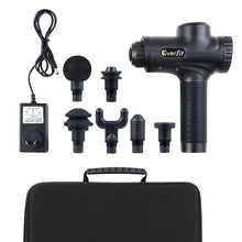 Load image into Gallery viewer, Massage Gun Electric Massager Vibration 6 Heads Muscle Therapy Percussion Tissue