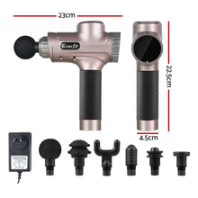 Load image into Gallery viewer, Everfit Massage Gun 6 Heads LCD Electric Massager Vibration Relief Percussion