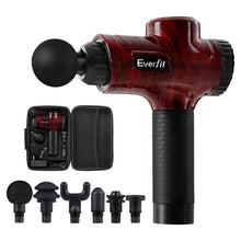 Load image into Gallery viewer, Everfit Massage Gun 6 Heads Electric Massager LCD Vibration Percussion Relief