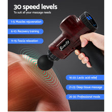 Load image into Gallery viewer, Everfit Massage Gun 6 Heads Electric Massager LCD Vibration Percussion Relief