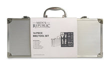 Load image into Gallery viewer, Fathers Day Gift Men's Republic 16 Piece BBQ Set in Aluminium Case