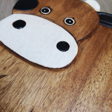 Load image into Gallery viewer, Kids Chair Wooden Stool Animal COW Theme Children’s Chair and Toddlers Stepping Stool.
