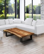Load image into Gallery viewer, Coffee Table 1.2m (120cm) Hand carved from Acacia tree (Saur Wood)-designed by nature.