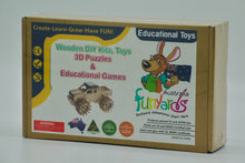 Load image into Gallery viewer, Model kit  4 x 4 Truck Car Solar powered 3D Ply Wood -craft kit with MOTOR (solar or battery).