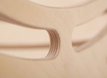 Load image into Gallery viewer, XXL JUMBO Natural Rocker Montessori Swing Rocker with climbing RAMP + Slide combo for kids, Rocker board, indoor play.