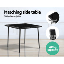 Load image into Gallery viewer, Gardeon 3 Piece Outdoor Chair Rocking Set - Black
