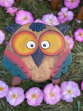 Load image into Gallery viewer, Kids Chair Wooden Stool Animal OWL Theme Children’s Chair and Toddlers Stepping Stool.