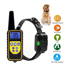 Load image into Gallery viewer, Dog Bark Collar - 1x 800m Range Reciever Vibration Sound Light Training Device