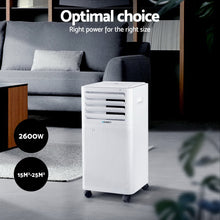 Load image into Gallery viewer, Devanti Portable Air Conditioner Window Kit Cooling Mobile Fan 9000BTU 2500W