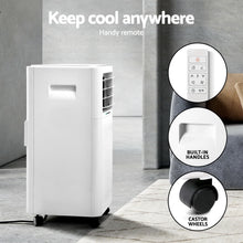 Load image into Gallery viewer, Devanti Portable Air Conditioner Window Kit Cooling Mobile Fan 9000BTU 2500W