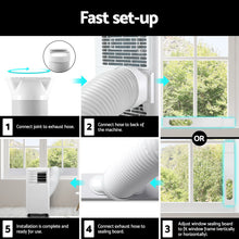 Load image into Gallery viewer, Devanti Portable Air Conditioner Window Kit Cooling Mobile Fan 9000BTU 2500W