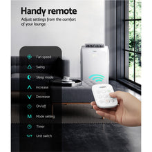 Load image into Gallery viewer, Devanti Portable Air Conditioner Cooling Mobile Fan Cooler Remote Window Kit White 3300W