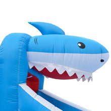 Load image into Gallery viewer, Inflatable Sharky Slide & Splash Inflatable-children's outdoor party fun
