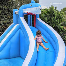 Load image into Gallery viewer, Inflatable Sharky Slide & Splash Inflatable-children's outdoor party fun