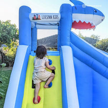 Load image into Gallery viewer, Inflatable Sharky Slide & Splash Inflatable-children's outdoor party fun