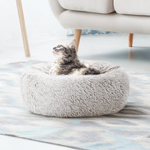 Load image into Gallery viewer, Pet bed Dog Cat Calming Pet bed Small 60cm White Sleeping Comfy Cave Washable