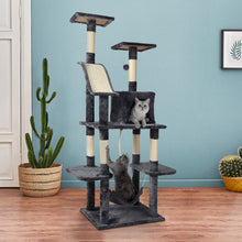Load image into Gallery viewer, i.Pet Cat Tree 171cm Trees Scratching Post Scratcher Tower Condo House Furniture Wood-7