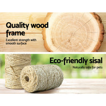 Load image into Gallery viewer, i.Pet Cat Tree 141cm Trees Scratching Post Scratcher Tower Condo House Furniture Wood-12