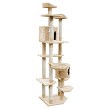 Load image into Gallery viewer, i.Pet Cat Tree 203cm Trees Scratching Post Scratcher Tower Condo House Furniture Wood Beige-3