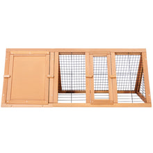 Load image into Gallery viewer, Rabbit Hutch Wooden Chicken Coop Pet Hutch 119cm x 51cm x 44cm