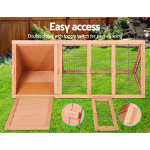 Load image into Gallery viewer, Rabbit Hutch Wooden Chicken Coop Pet Hutch 119cm x 51cm x 44cm