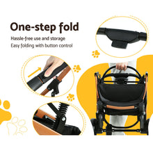 Load image into Gallery viewer, i.Pet Pet Stroller Dog Pram Large Cat Carrier Travel Pushchair Foldable 4 Wheels-5