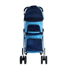 Load image into Gallery viewer, Pet Stroller Dog Pram Large Cat Carrier Travel Foldable 4 Wheels Double